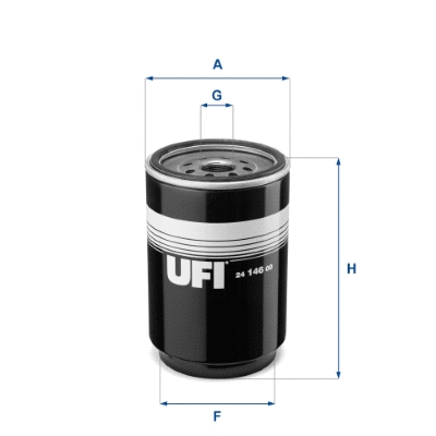 24.146.00 UFI Топливный фильтр (фото 1)