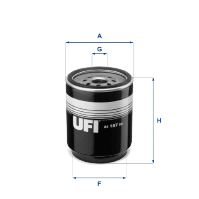 24.157.00 UFI Топливный фильтр (фото 1)