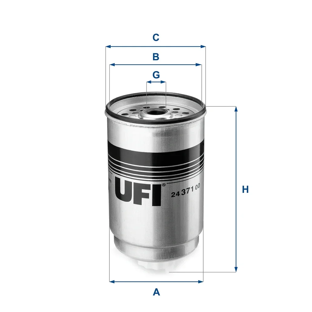 24.371.00 UFI Топливный фильтр (фото 1)