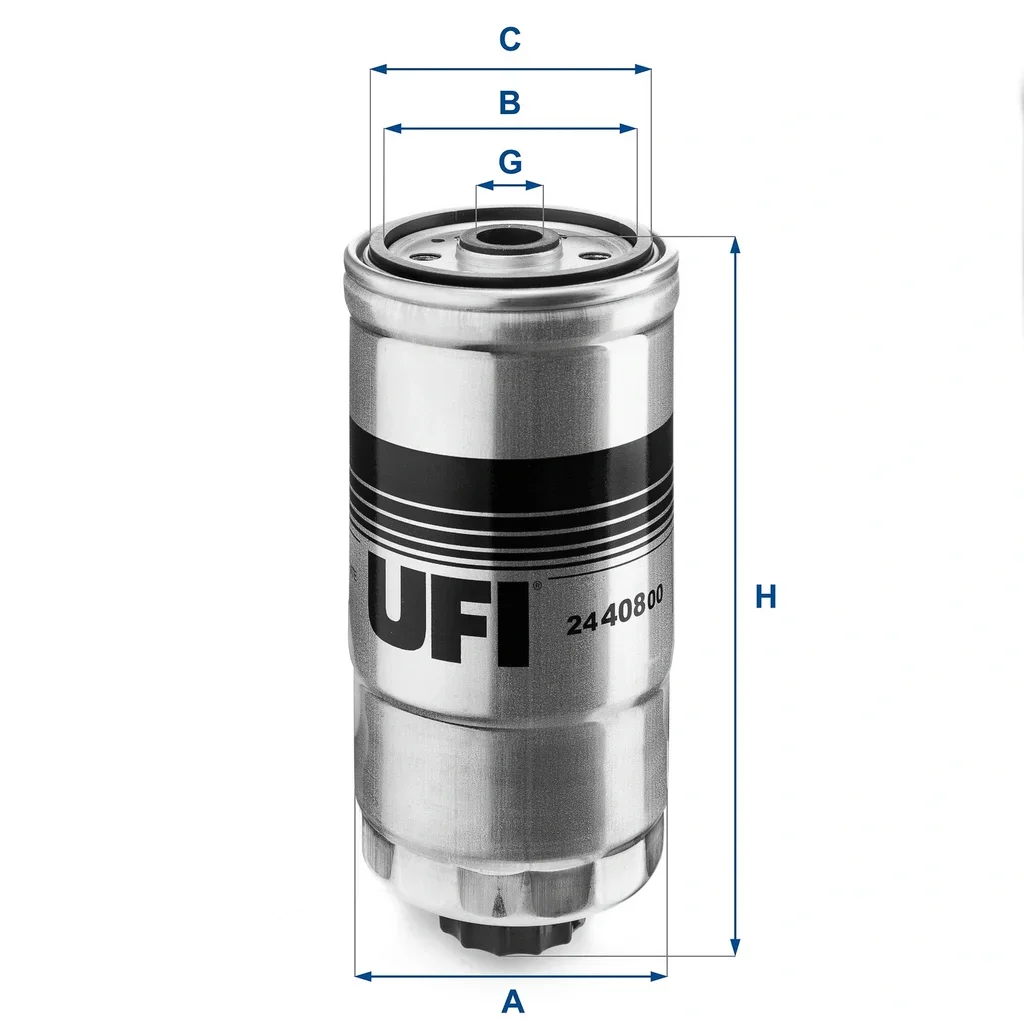 24.408.00 UFI Топливный фильтр (фото 1)