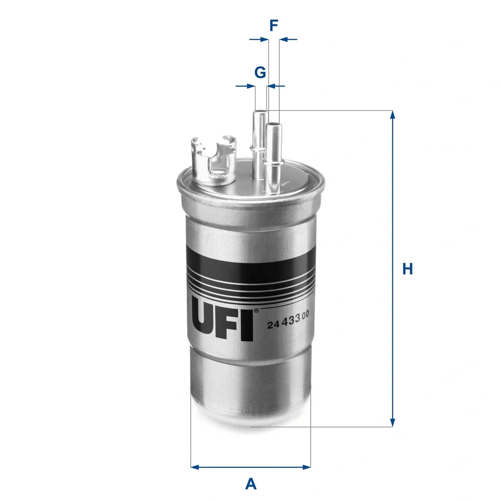 24.433.00 UFI Топливный фильтр (фото 1)