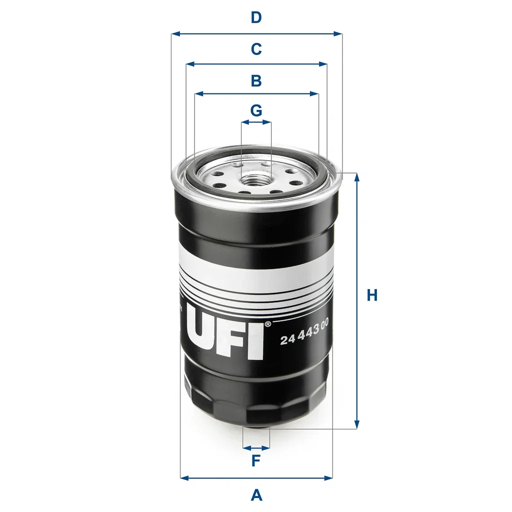 24.443.00 UFI Топливный фильтр (фото 1)