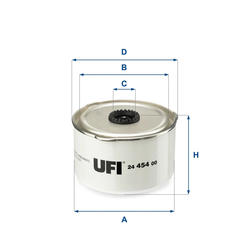 24.454.00 UFI Топливный фильтр (фото 1)