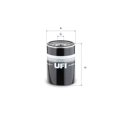 24.472.00 UFI Топливный фильтр (фото 1)