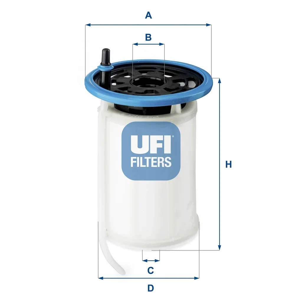 26.079.00 UFI Топливный фильтр (фото 1)