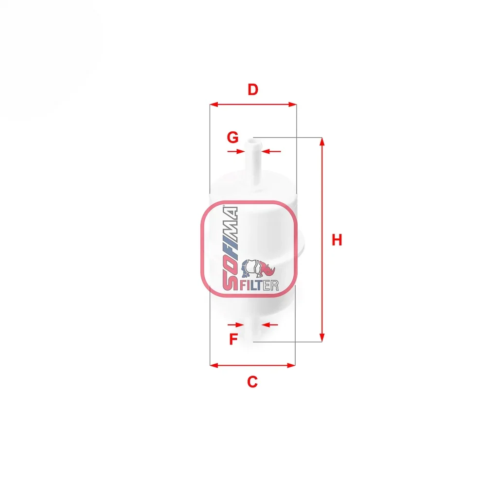 S 1028 B SOFIMA Топливный фильтр (фото 1)