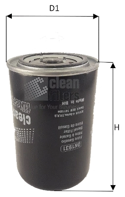 DN1931 CLEAN FILTERS Топливный фильтр (фото 1)