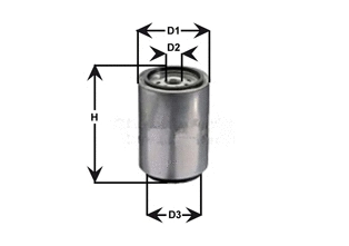 DNW2508 CLEAN FILTERS Топливный фильтр (фото 1)