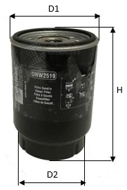 DNW2519 CLEAN FILTERS Топливный фильтр (фото 1)