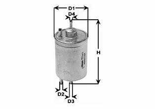 MBNA1509 CLEAN FILTERS Топливный фильтр (фото 1)