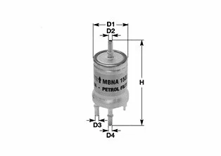 MBNA1556 CLEAN FILTERS Топливный фильтр (фото 1)