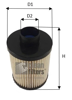 MG1677 CLEAN FILTERS Топливный фильтр (фото 1)