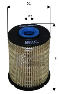 MG3627 CLEAN FILTERS Топливный фильтр (фото 1)