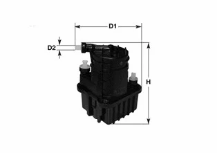MGC1686 CLEAN FILTERS Топливный фильтр (фото 1)