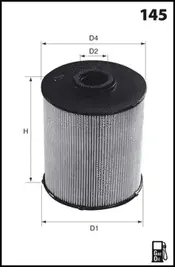 ELG5259 MECAFILTER Топливный фильтр (фото 1)
