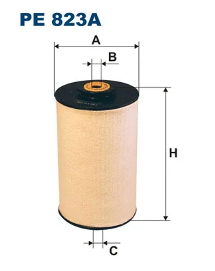 PE823A FILTRON Топливный фильтр (фото 1)