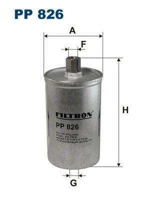 PP826 FILTRON Топливный фильтр (фото 1)