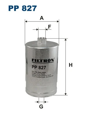 PP827 FILTRON Топливный фильтр (фото 1)