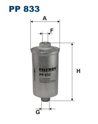PP833 FILTRON Топливный фильтр (фото 1)