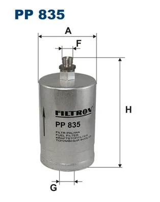 PP835 FILTRON Топливный фильтр (фото 1)