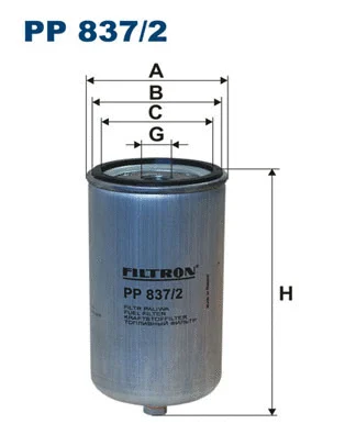 PP837/2 FILTRON Топливный фильтр (фото 1)