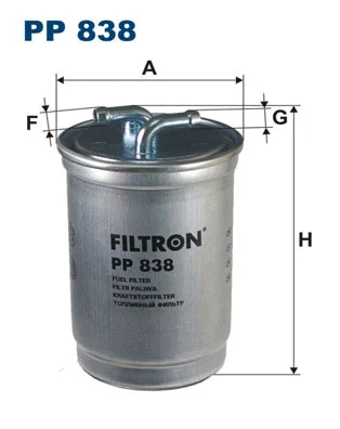 PP838 FILTRON Топливный фильтр (фото 1)