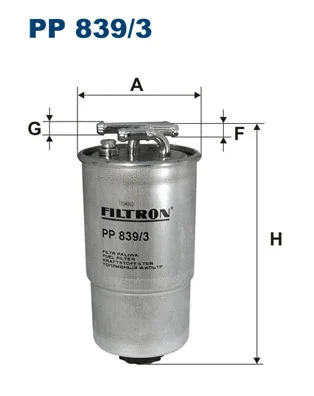 PP839/3 FILTRON Топливный фильтр (фото 1)