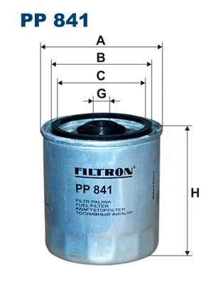 PP841 FILTRON Топливный фильтр (фото 1)