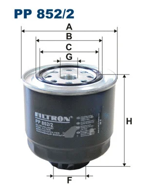 PP852/2 FILTRON Топливный фильтр (фото 1)