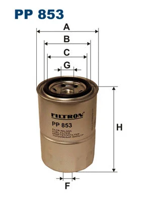 PP853 FILTRON Топливный фильтр (фото 1)