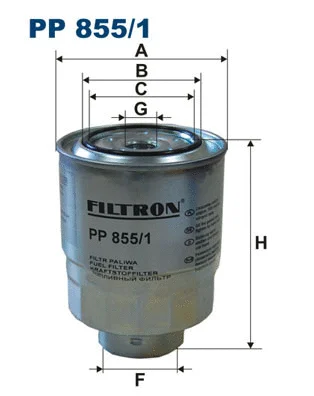 PP855/1 FILTRON Топливный фильтр (фото 1)
