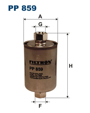 PP859 FILTRON Топливный фильтр (фото 1)