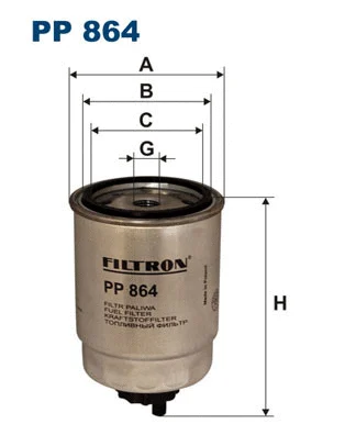 PP864 FILTRON Топливный фильтр (фото 1)