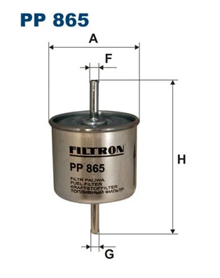 PP865 FILTRON Топливный фильтр (фото 1)