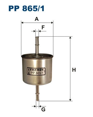 PP865/1 FILTRON Топливный фильтр (фото 1)