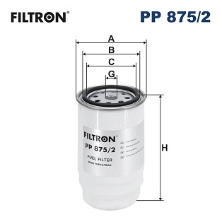 PP 875/2 FILTRON Топливный фильтр (фото 1)