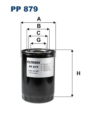 PP879 FILTRON Топливный фильтр (фото 1)