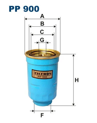 PP900 FILTRON Топливный фильтр (фото 1)