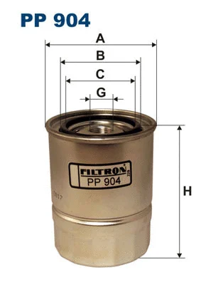 PP904 FILTRON Топливный фильтр (фото 1)