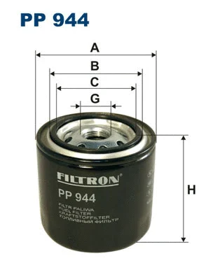 PP944 FILTRON Топливный фильтр (фото 1)
