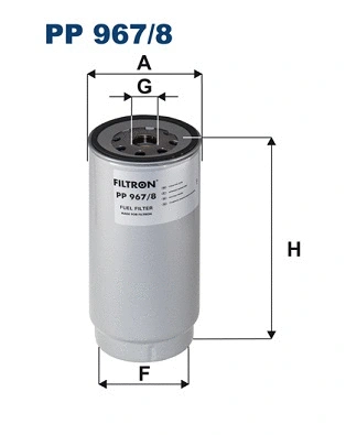 PP967/8 FILTRON Топливный фильтр (фото 1)