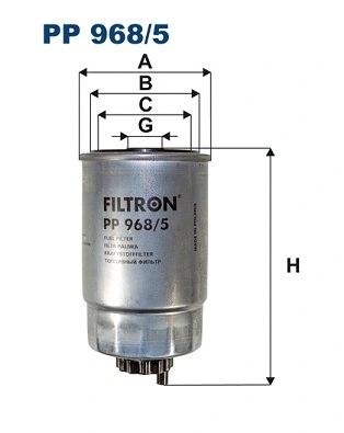 PP968/5 FILTRON Топливный фильтр (фото 1)