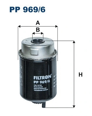 PP969/6 FILTRON Топливный фильтр (фото 1)