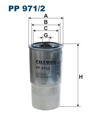 PP971/2 FILTRON Топливный фильтр (фото 1)