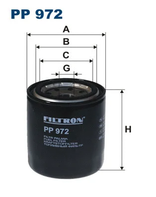 PP972 FILTRON Топливный фильтр (фото 1)
