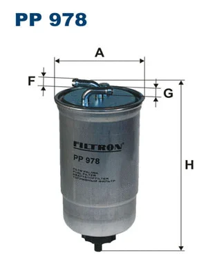 PP978 FILTRON Топливный фильтр (фото 1)