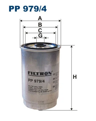 PP979/4 FILTRON Топливный фильтр (фото 1)