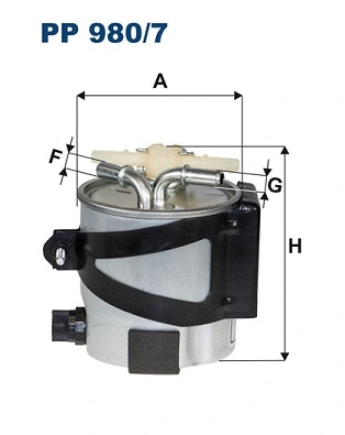 PP980/7 FILTRON Топливный фильтр (фото 1)