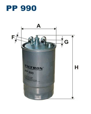 PP990 FILTRON Топливный фильтр (фото 1)