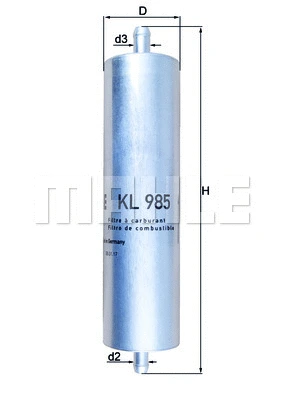 KL 985 KNECHT/MAHLE Топливный фильтр (фото 1)